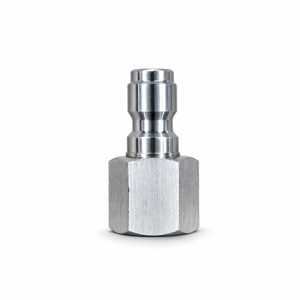 ASAB Quick Connect Fittings #22 - Quick Connect Plug | 1/4"M x 1/4"F | 5000psi