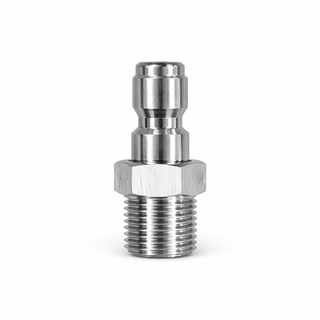 ASAB Quick Connect Fittings #23 - Quick Connect Plug | 1/4"M x 1/4"M | 5000psi