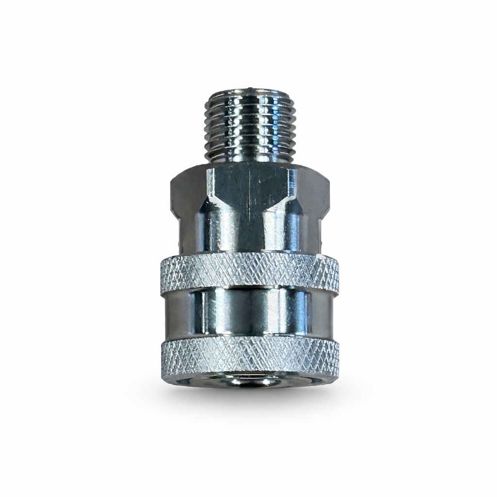 ASAB Quick Connect Fittings #27 - Quick Connect Plug | 3/8"M x 3/8"M | 5000psi