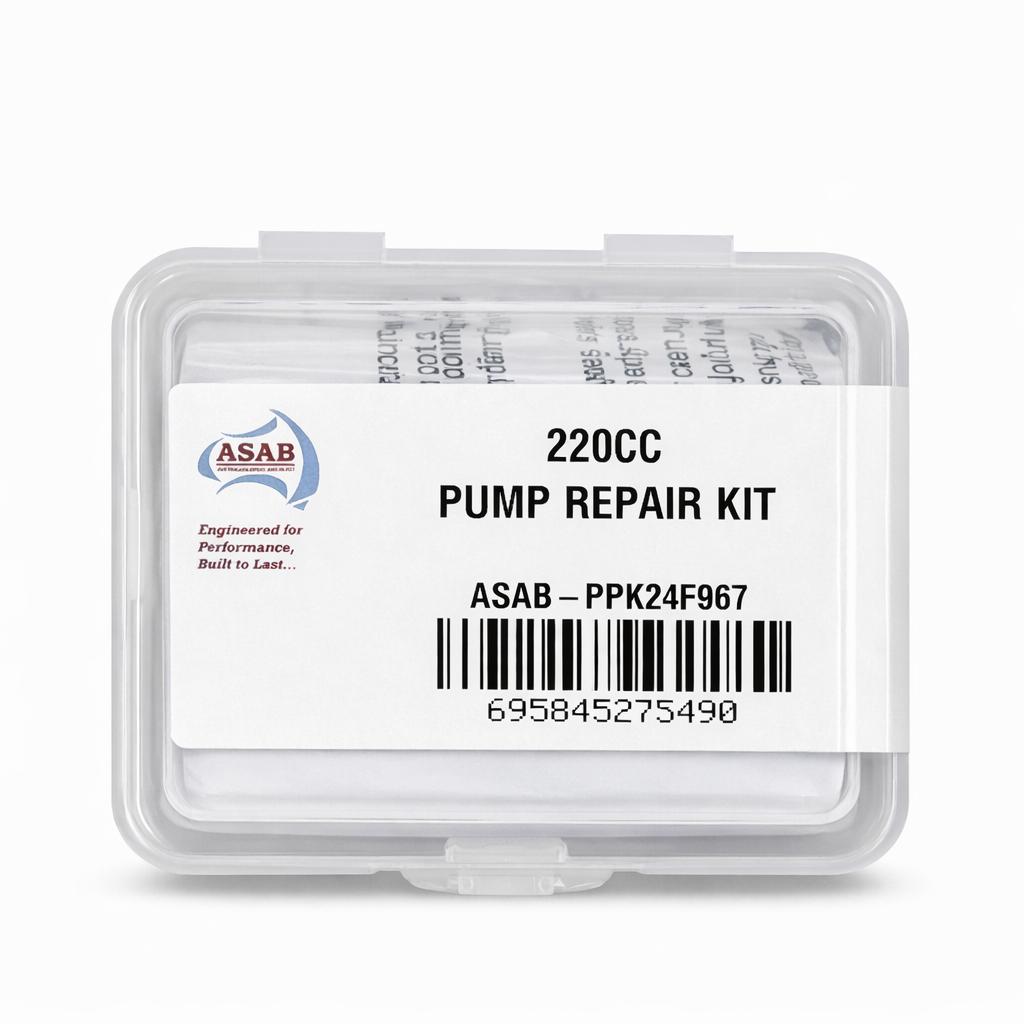 ASAB 220cc Pneumatic Pump Repair Kit