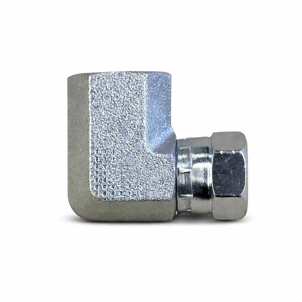 ASAB High Pressure Fittings #16 - Swivel Elbow | 1/4"F x 1/4"F