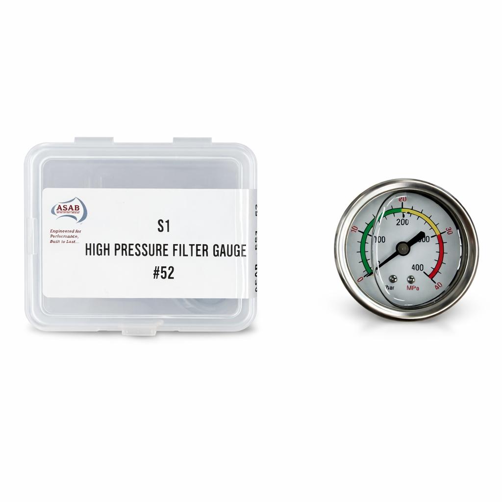 ASAB S Series - Replacement S1 High Pressure Filter Gauge